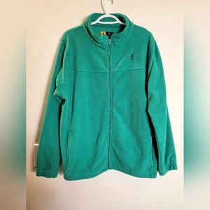 Green Browning Full Zip Up Size XL